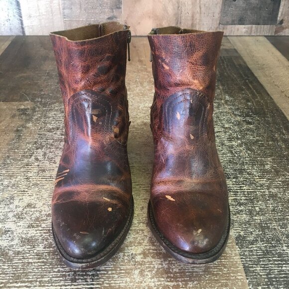 Freebird by Steven Salt Side Zip Ankle Boots Booties Womens 6 - Picture 7 of 12